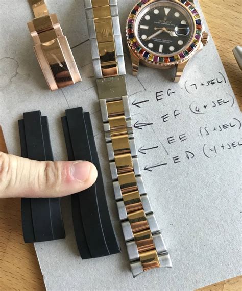 rolex gmt oysterflex|Rolex oysterflex strap size chart.